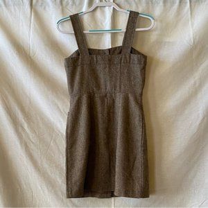 Copper Key Button Down Mini Dress